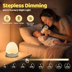 Egg Night Light for Nursery with 10 Colors & Remote | Arvello Mart