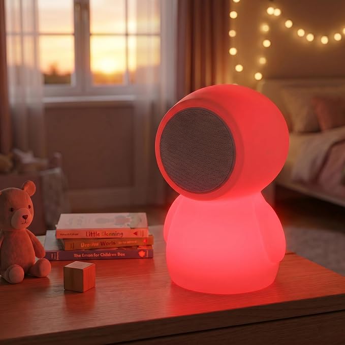 Rechargeable RGB Mood Lamp with Speaker | Arvello Mart