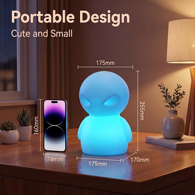 Rechargeable RGB Mood Lamp with Speaker | Arvello Mart