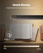 Black Clamp-On LED Desk Lamp with Gooseneck | Arvello Mart