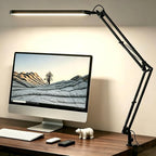 Black LED Desk Lamp with Swing Arm & Memory | Arvello Mart