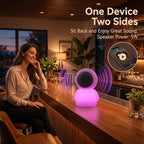 Rechargeable RGB Mood Lamp with Speaker | Arvello Mart