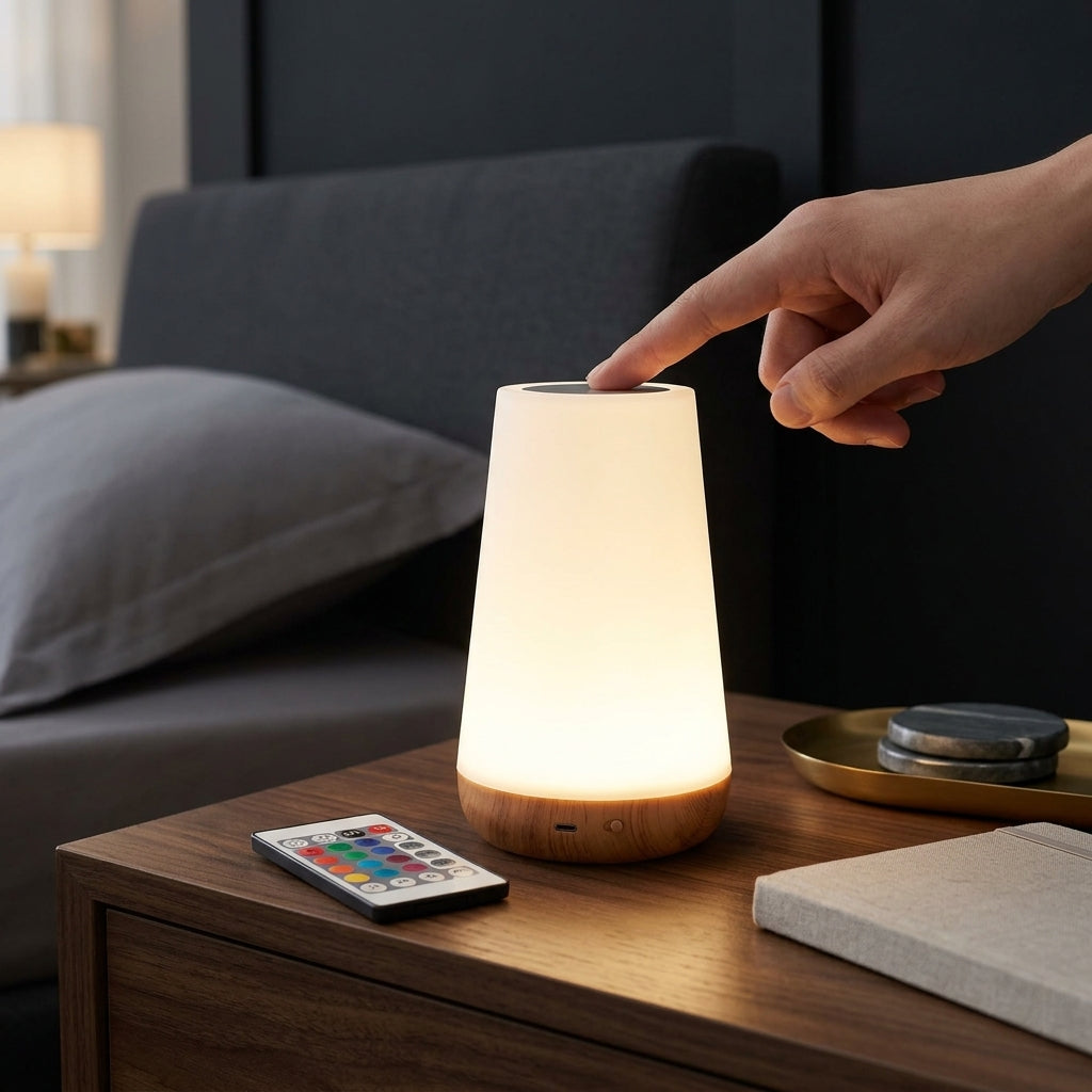 Rechargeable Touch Night Light with 13 Colors | Arvello Mart